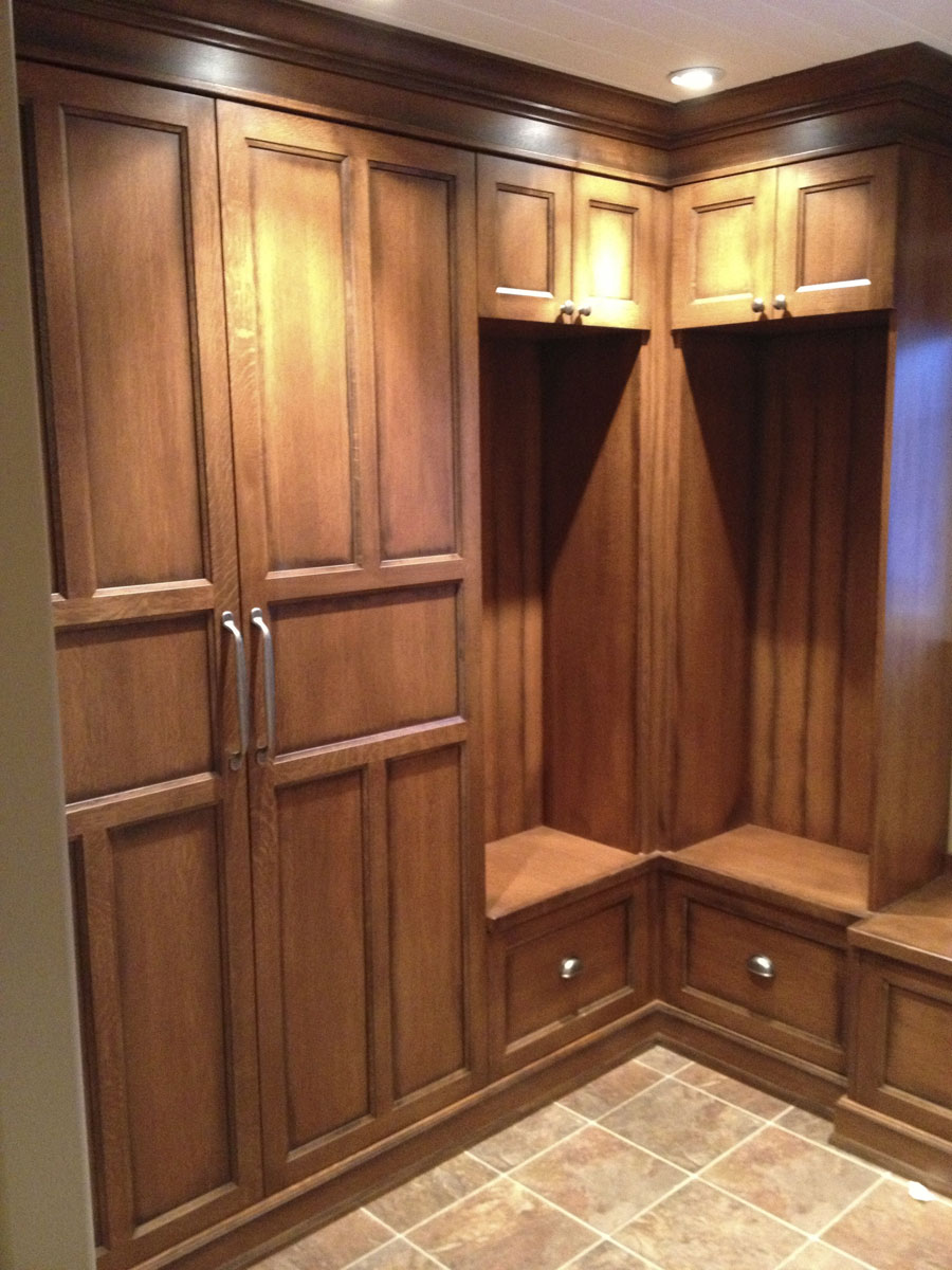 Built In Closet In Rift Cut White Oak Purdy Cabinets