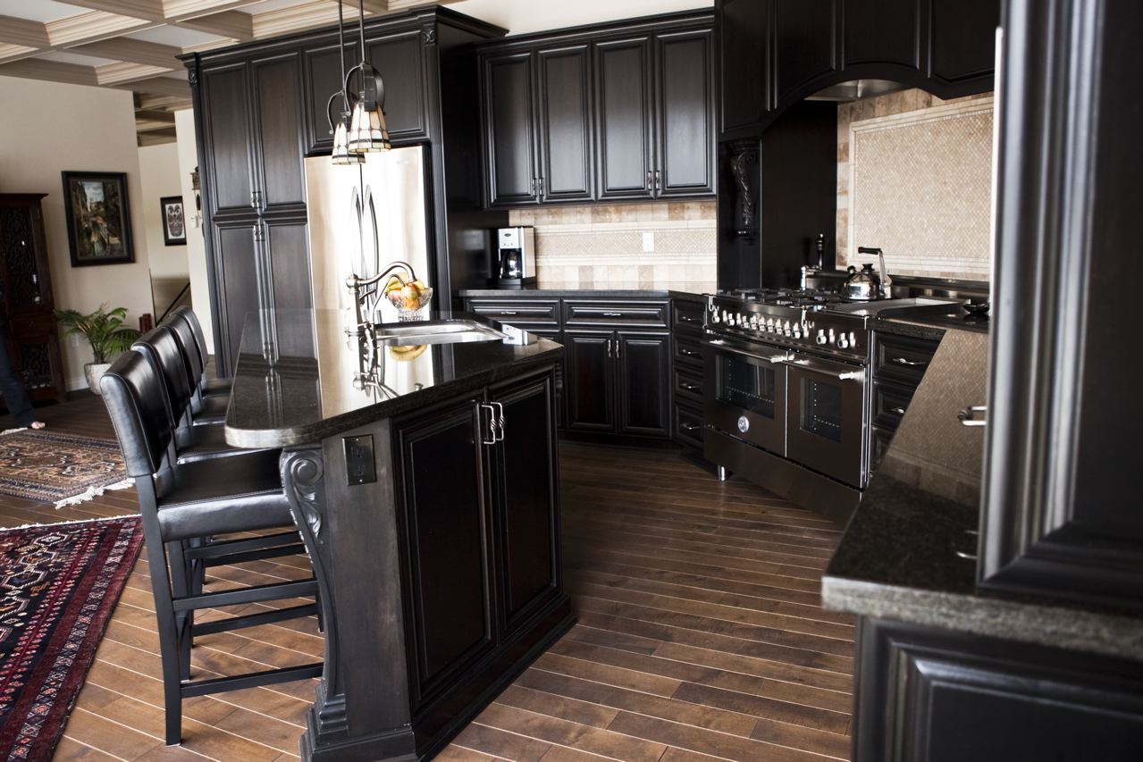 Luxury Kitchen with Carved Accents