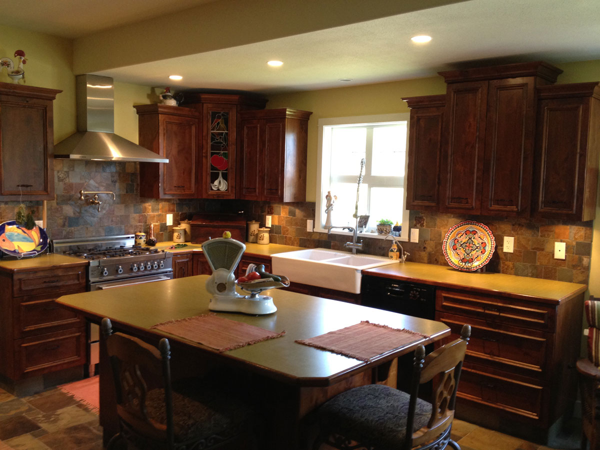 Rustic Kitchen with Luxury Accents